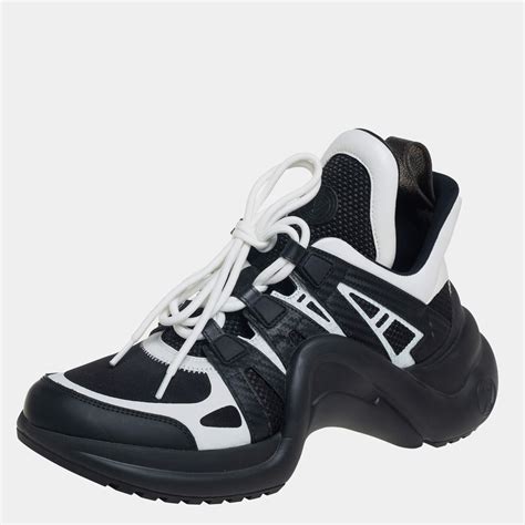 louis vuitton black & white archlight sneakers|louis vuitton bag black original.